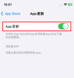 石泉苹果15维修中心如何让iPhone15APP自动更新